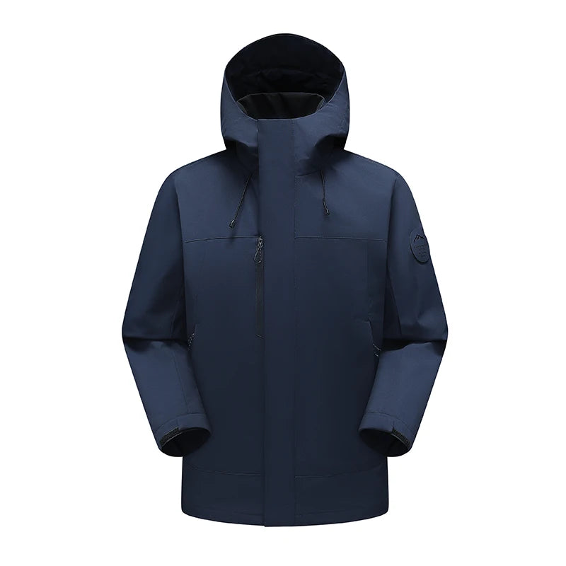 Unisex Waterproof Oil-Resistant Hiking Jacket for Trekking