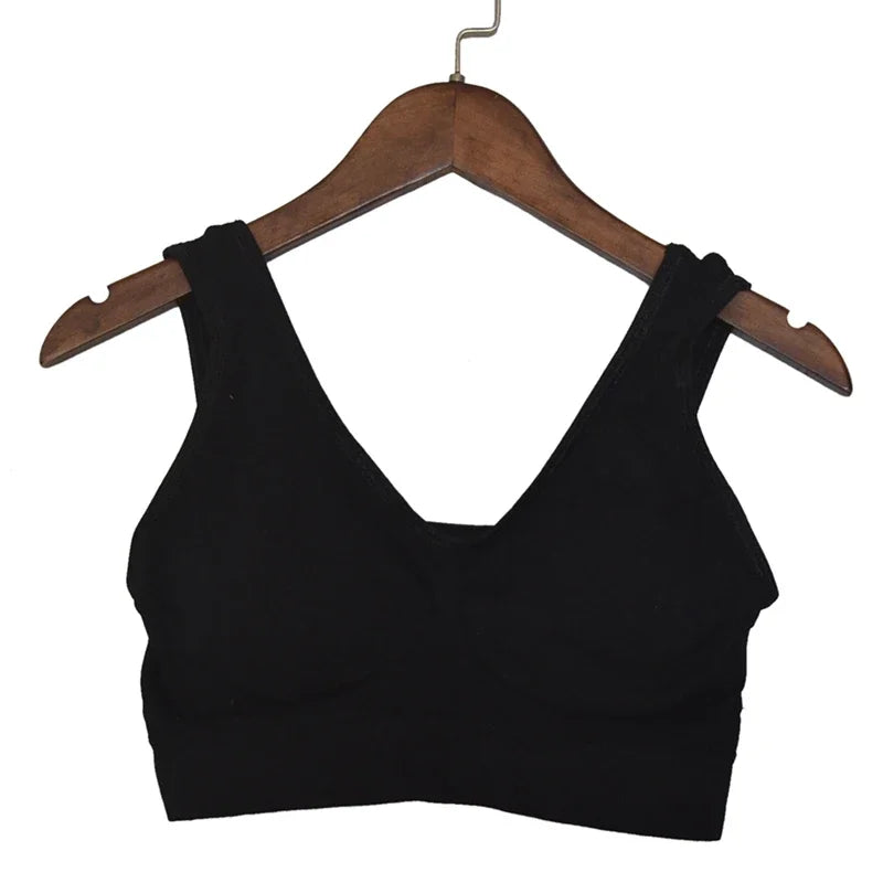 Women's Mesh Panel Racerback Sports Bra
