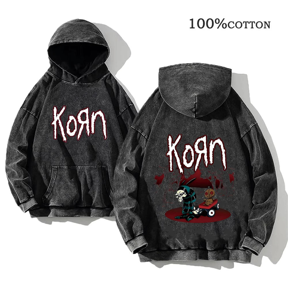 Graphic Long Sleeve Casual Hooded Sweatshirt with Original Style Options