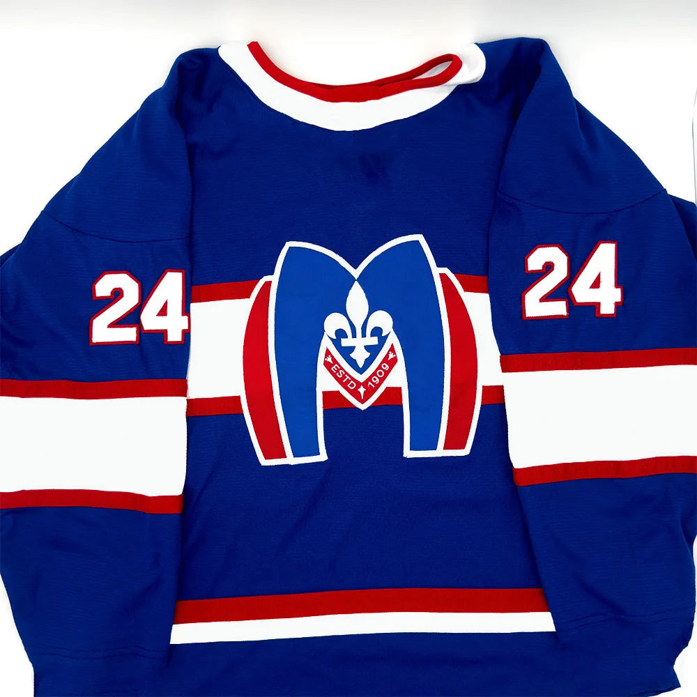 Graphic Number Long Sleeve Ice Hockey Style Sports Jersey