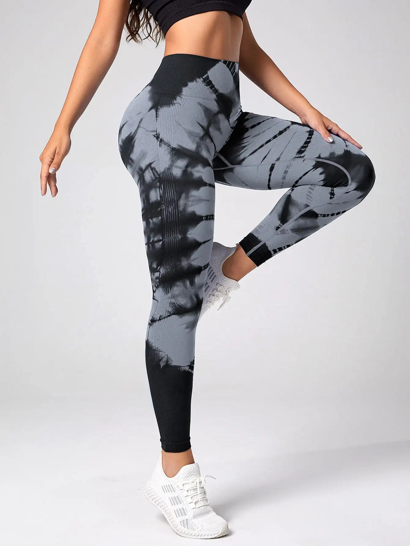 Women's Tie Dye Full Length Leggings For Workout Outfits