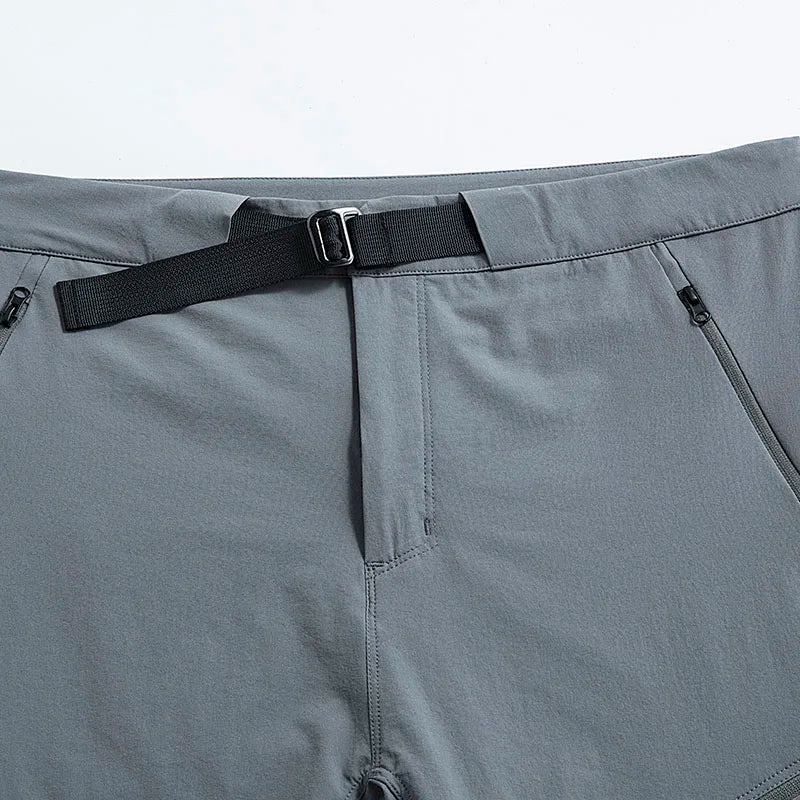 Lightweight Stretch Hiking Shorts with Zippered Pockets