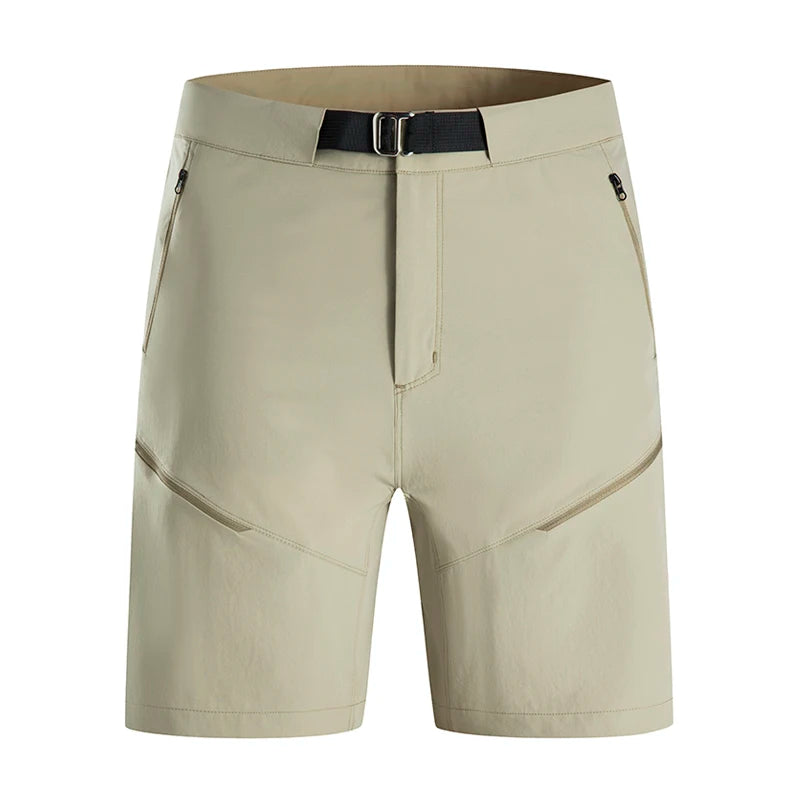 Lightweight Stretch Hiking Shorts with Zippered Pockets
