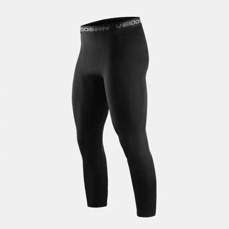 Men's Fitted Training Leggings for Gym and Running