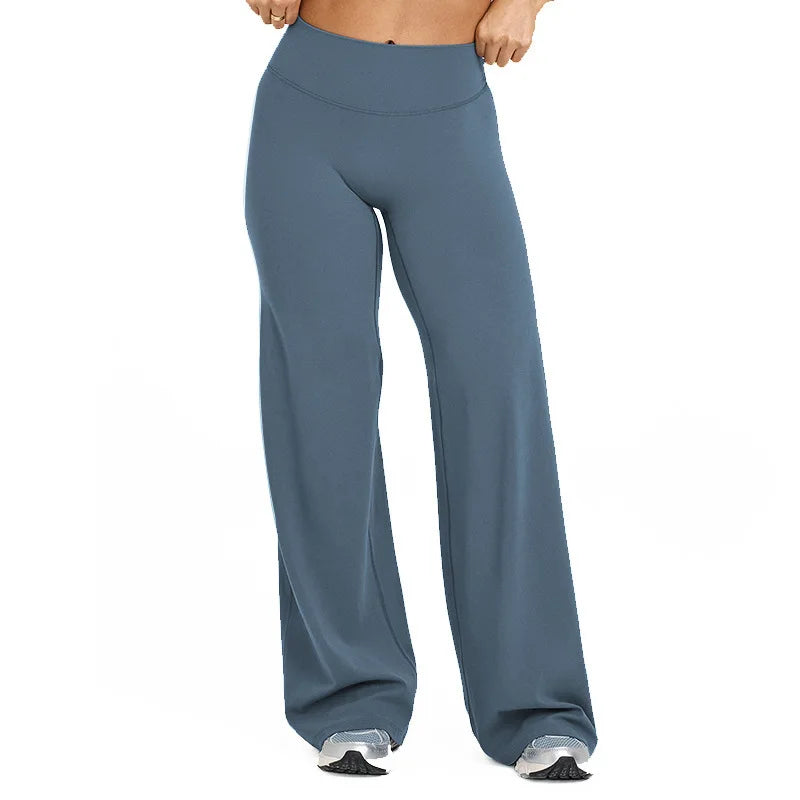 Women's Scrunch Flared Leggings For Workout Outfits And Layering