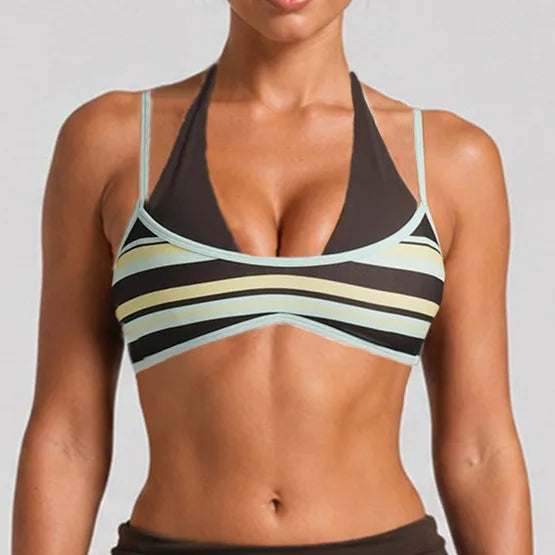 Women's Nylon Blend Flared Workout Pants with Coordinating Top Style Options