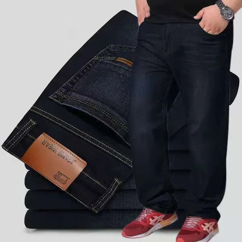 Men's Straight Leg Denim Jeans for Casual Everyday Wear