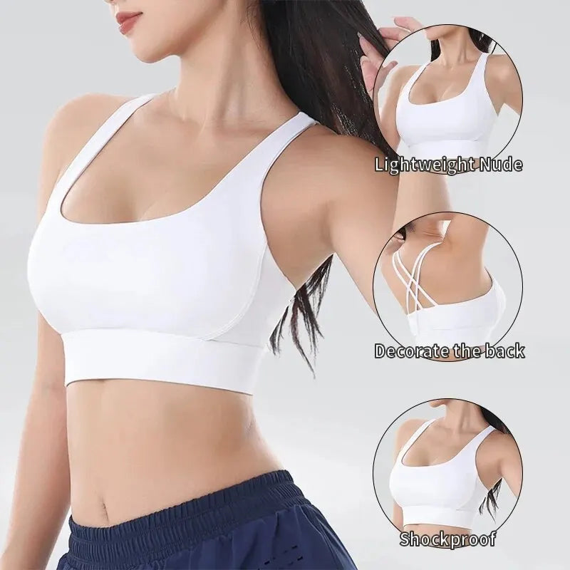 Women's Double-Cross-Back Sports Bra