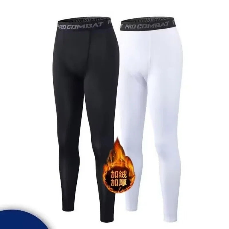 Men's Fitted Training Leggings for Gym and Running