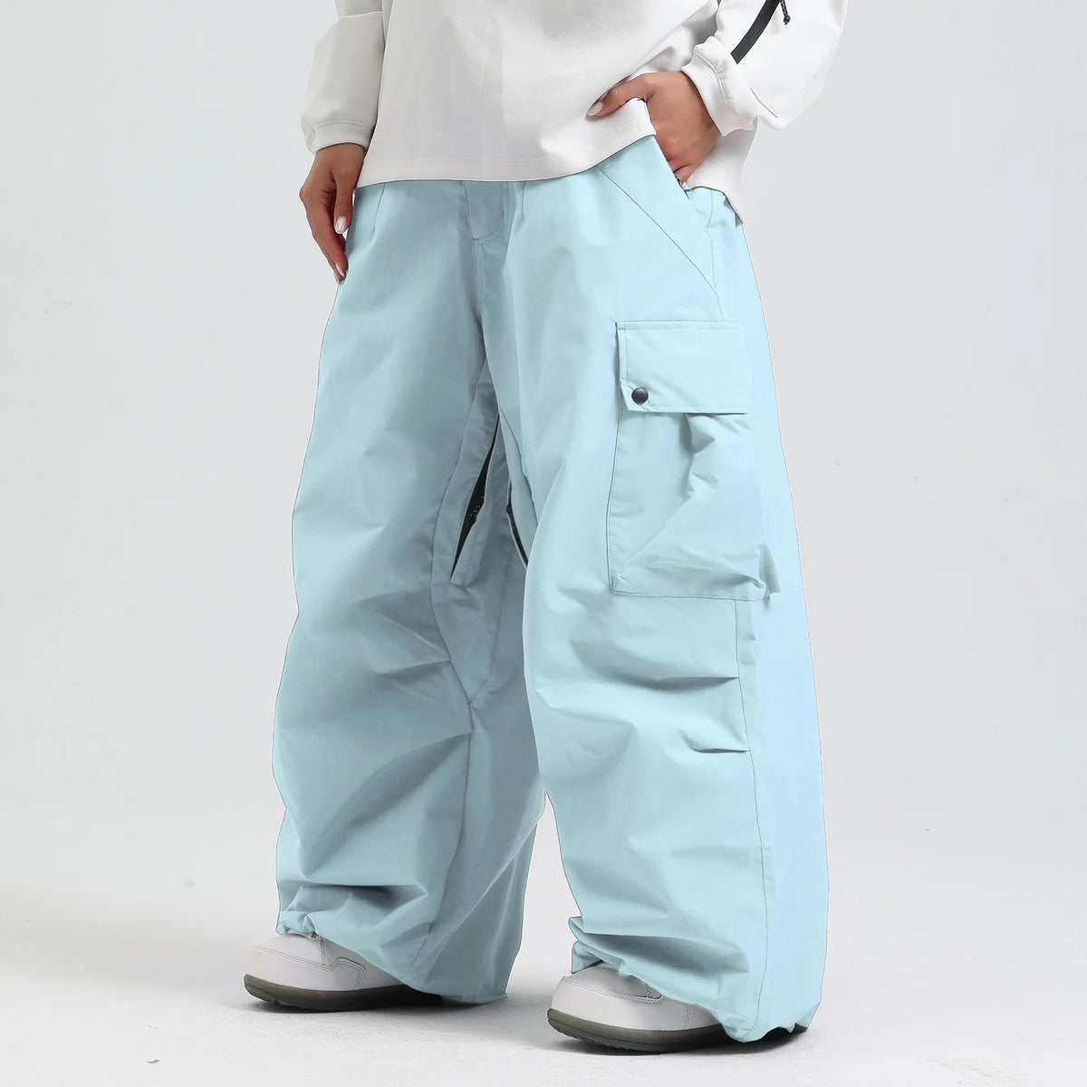Full Length Loose Fit Ski and Snowboard Winter Pants