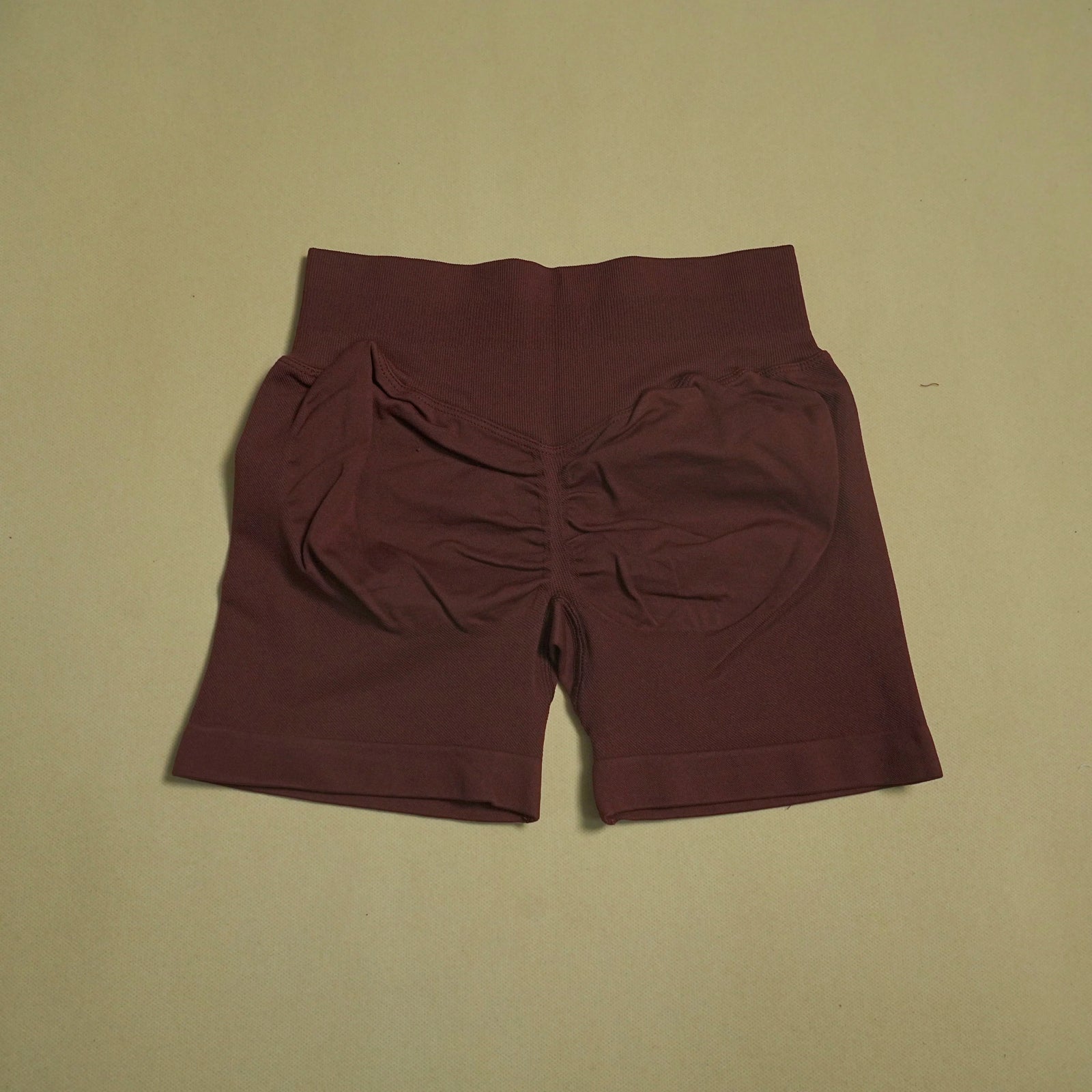 Women's Scrunch Detail High Waist Yoga Shorts