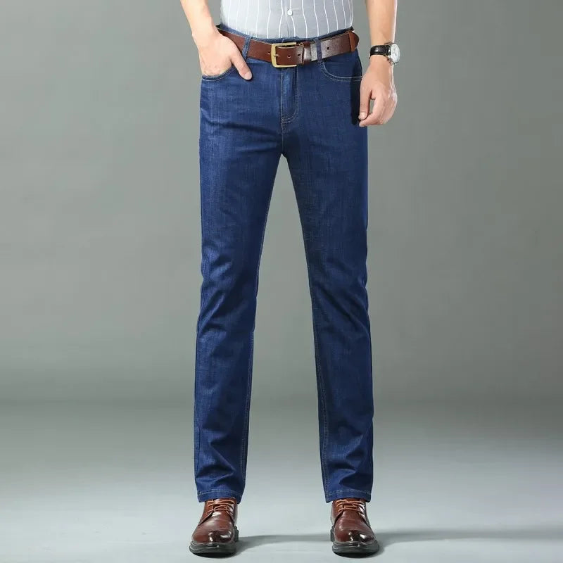 Men's Straight Leg Denim Jeans for Casual Everyday Wear