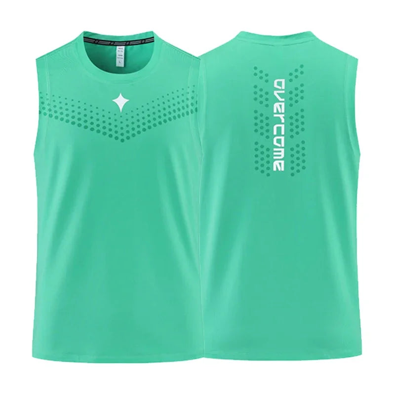 Sleeveless Crew Neck Racerback Running Training Tank Top