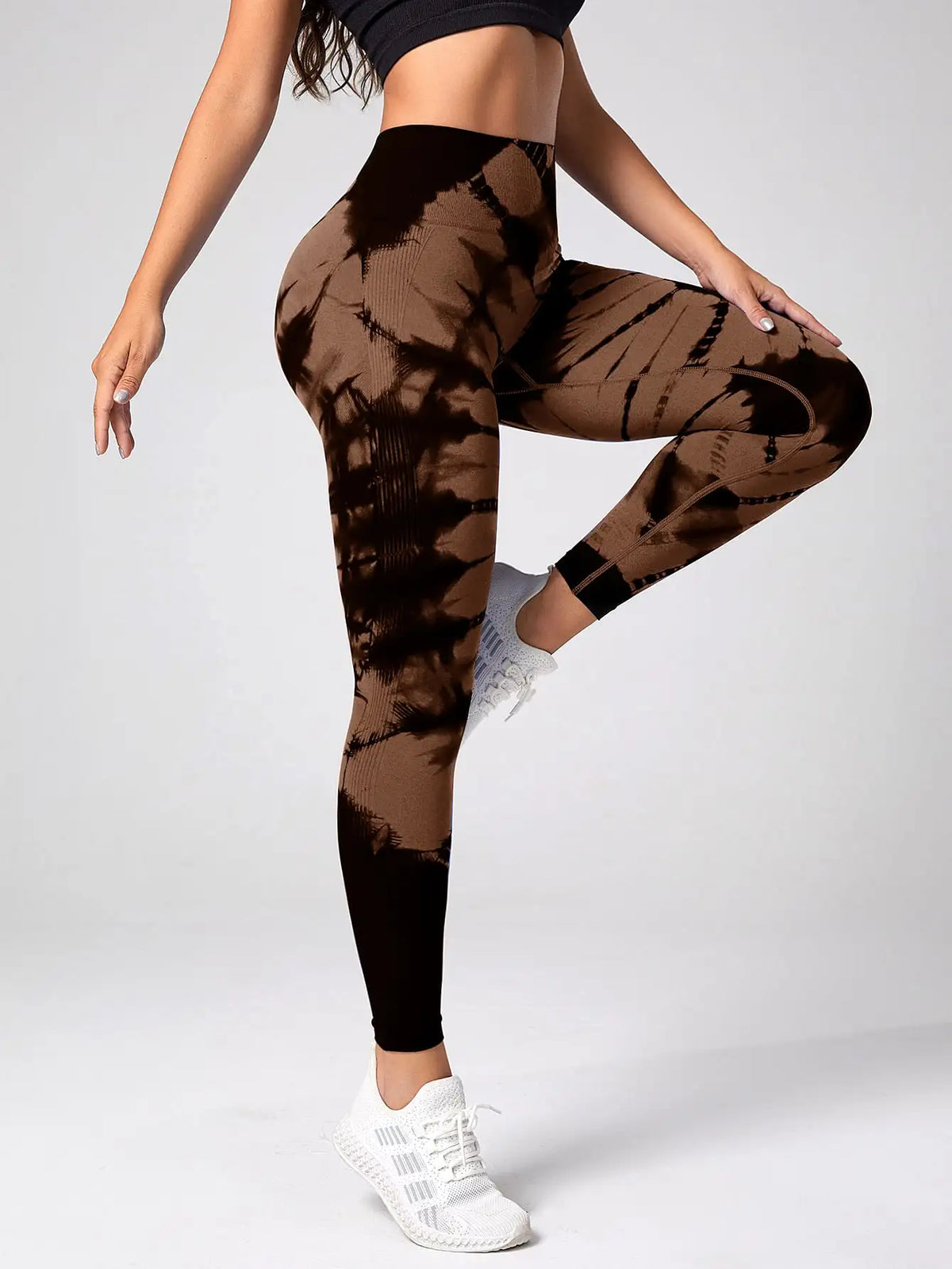 Women's Tie Dye Full Length Leggings For Workout Outfits