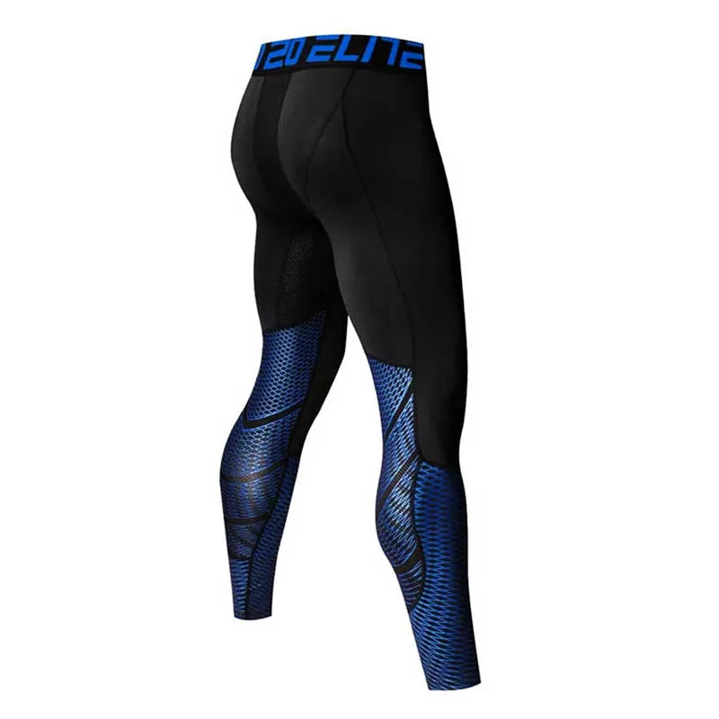 Men's Fitted Training Leggings for Gym and Running