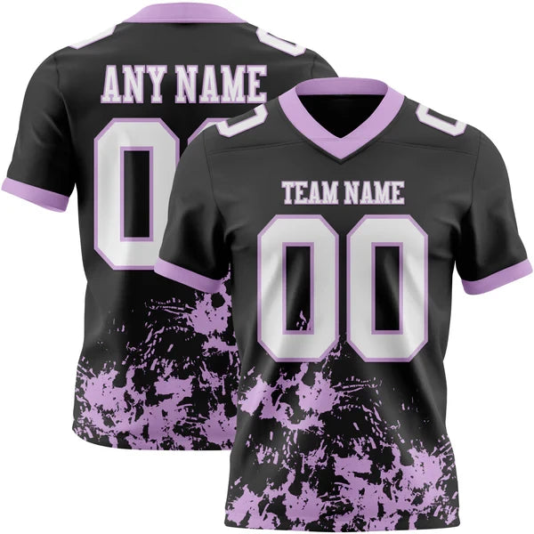 American Football Graphic Short Sleeve Crew Neck Sports T Shirt