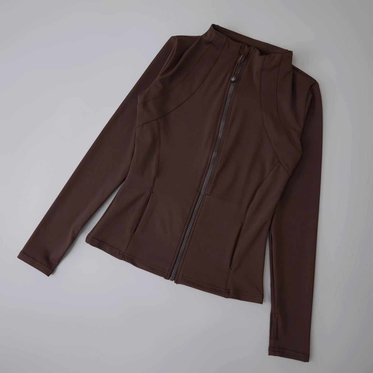 Women's Stand Collar Zip-Front Yoga Jacket