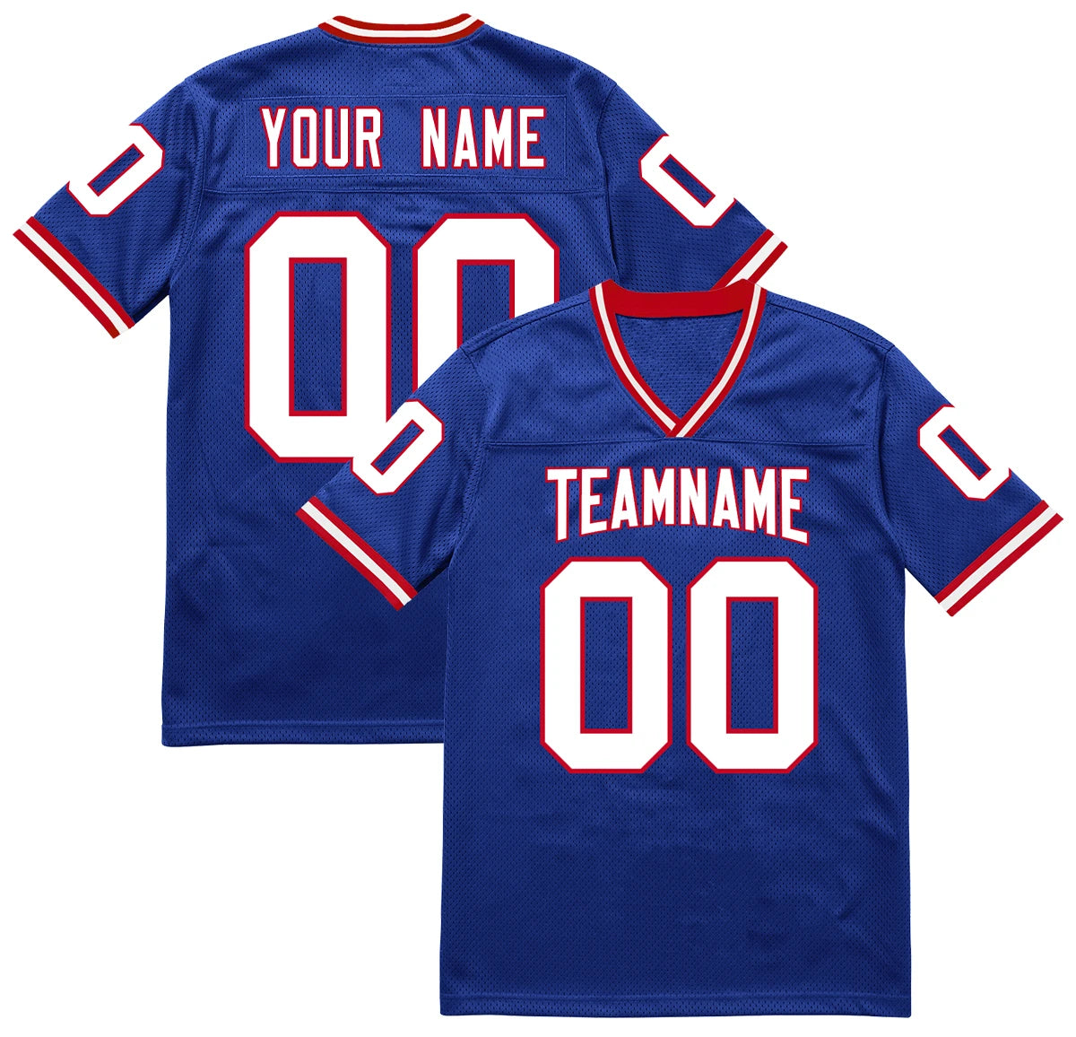 American Football Graphic Short Sleeve Crew Neck Sports T Shirt