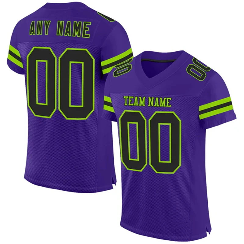Number Print Football Short Sleeve Jersey For Sports Outfits