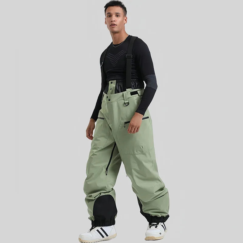 Full Length Suspender Ski and Snowboard Winter Bib Pants