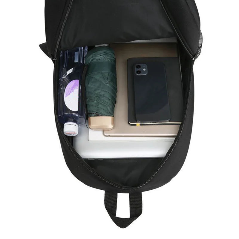 Multi Pocket Backpack with Carry Handle and Dual Shoulder Straps
