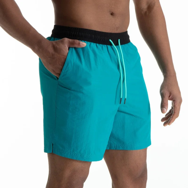 Men's Swimsuit Bottoms in Solid Swim Brief Style for Beach and Pool Wear