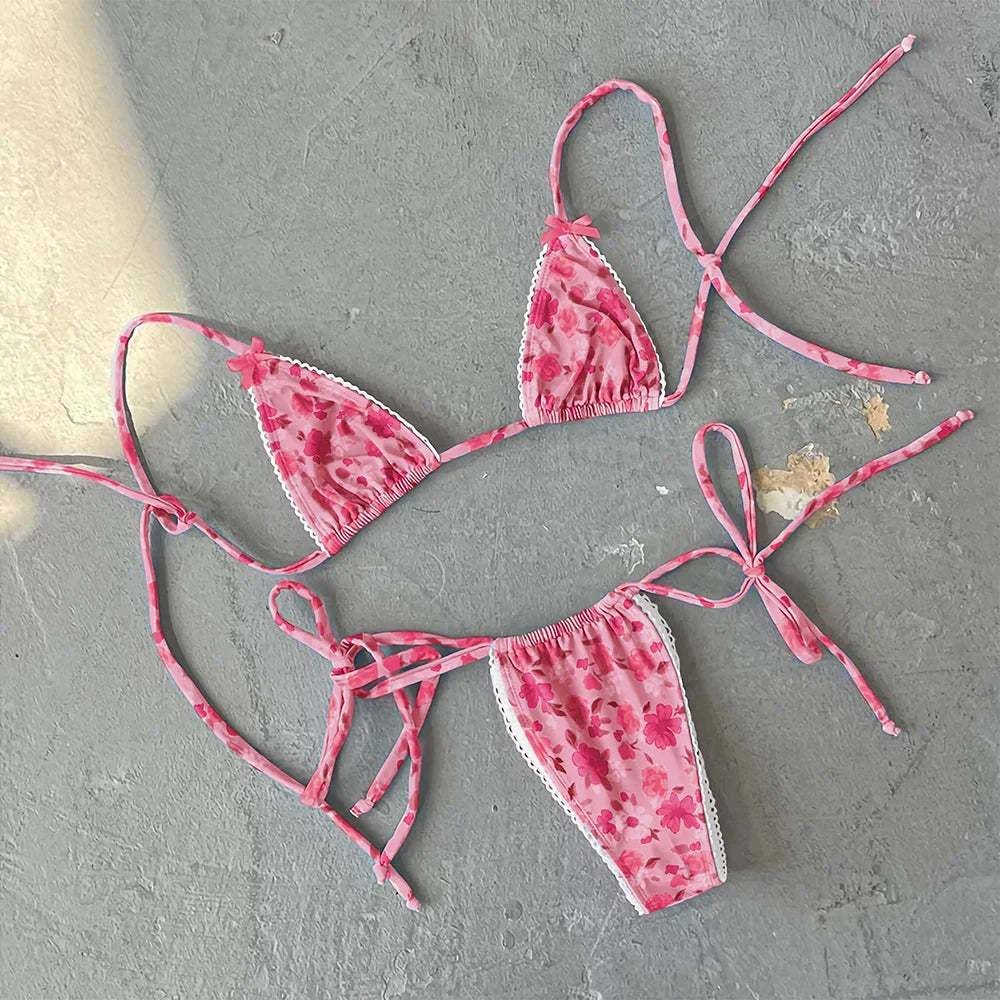 Printed Micro Bikini