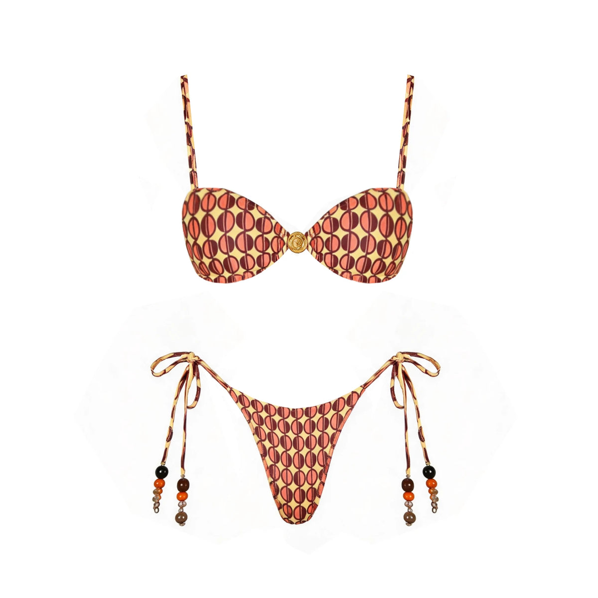 Halter Bikini with Matching Cover-Up Pants
