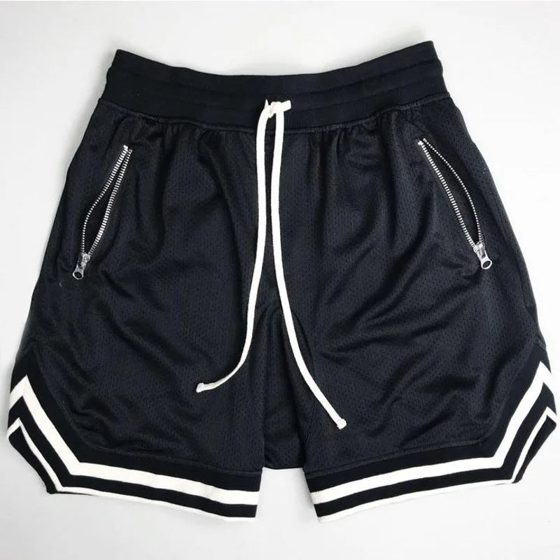 Men's Contrast Trim Drawstring Shorts