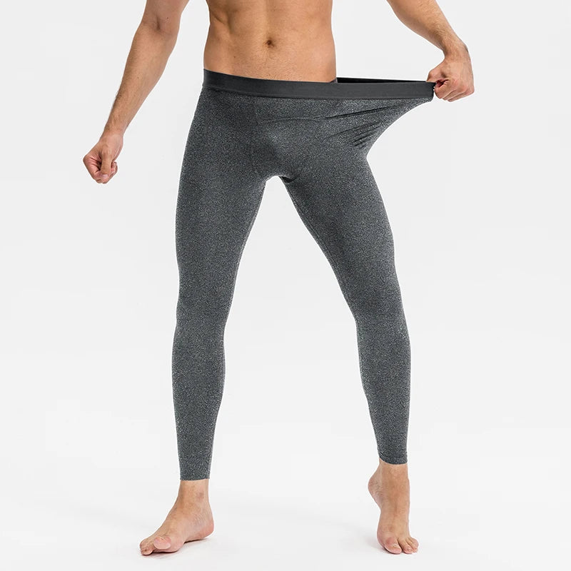 Men's Fitted Training Leggings for Gym and Running