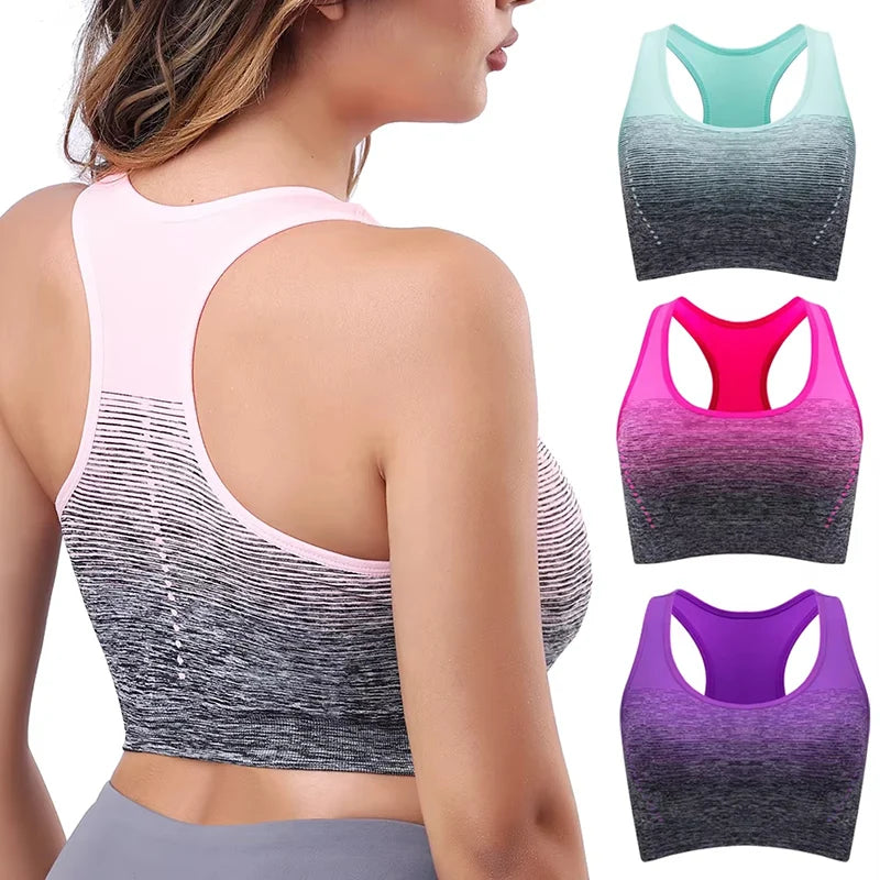 Women's Gradient Racerback Sports Bra