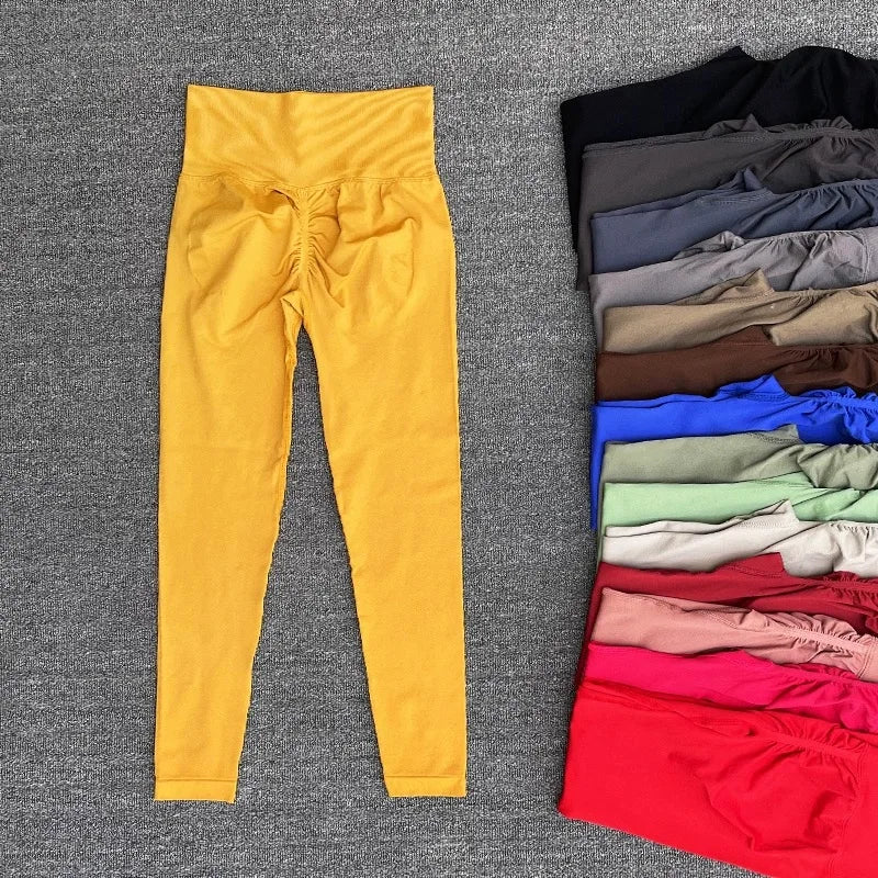 Women's Scrunch Full Length Leggings For Workout Outfits