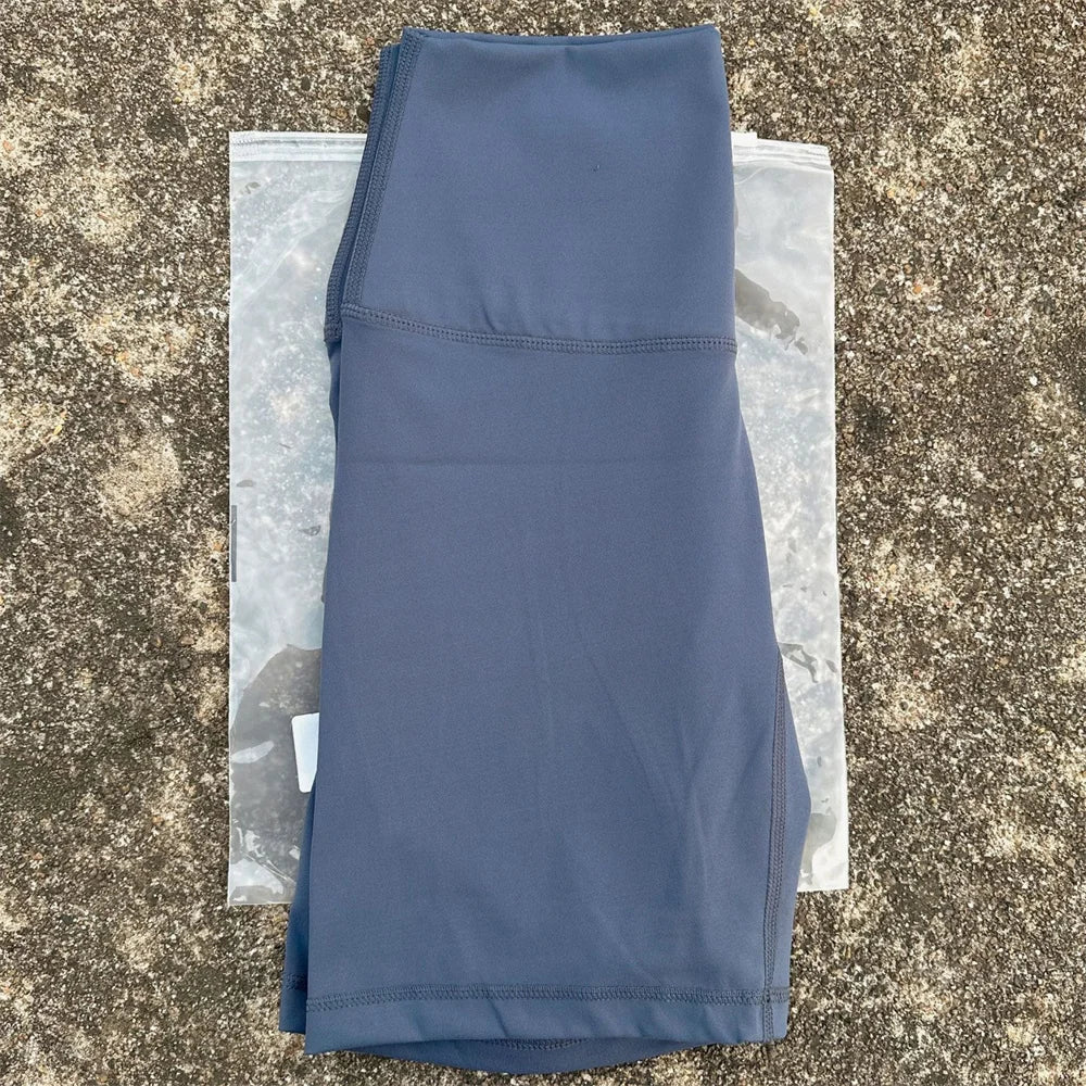 Women's High Waist Nylon Blend Shorts for Yoga and Training