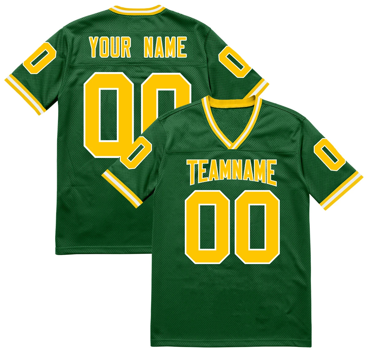 American Football Graphic Short Sleeve Crew Neck Sports T Shirt