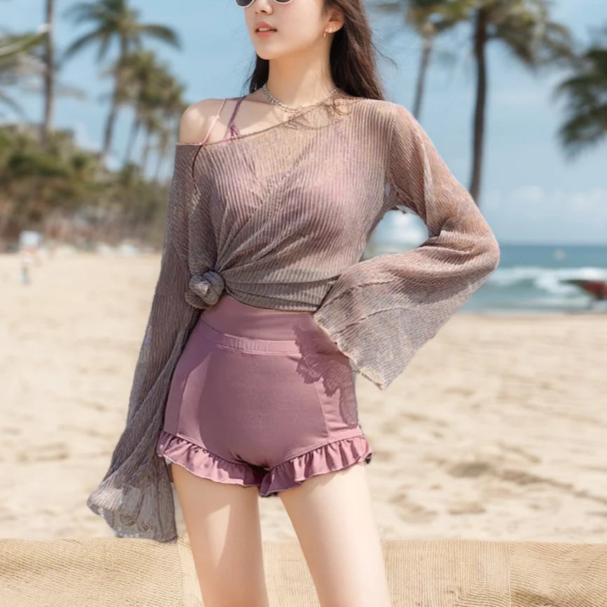 Skirted One-Piece Swimsuit