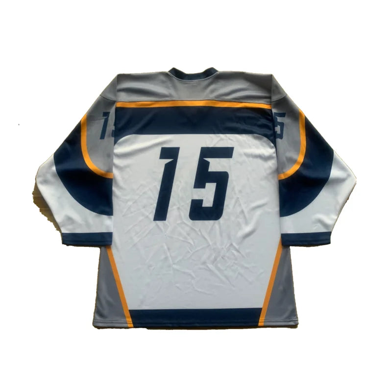 Nashville Hockey Graphic Long Sleeve Jersey For Sports Outfits