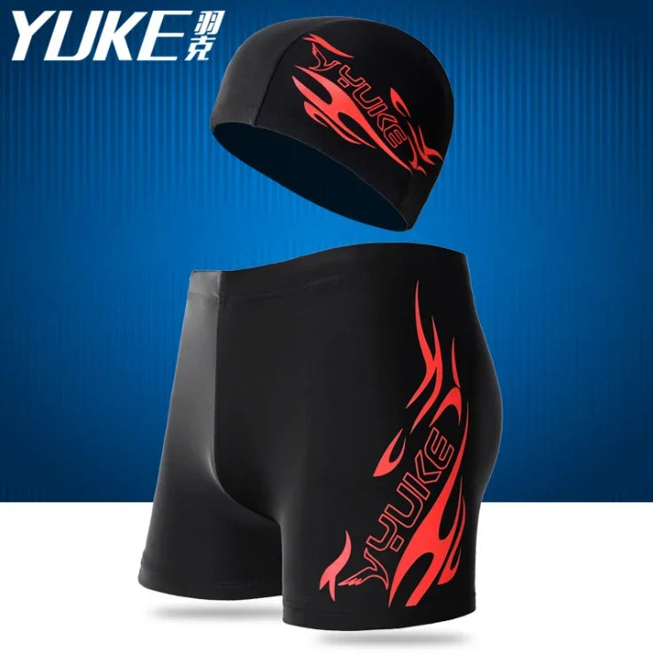Men's Printed Swim Briefs with Original Accessory Options