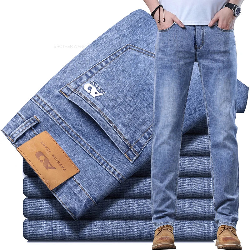 Men's Slim Fit Denim Jeans for Casual Everyday Wear