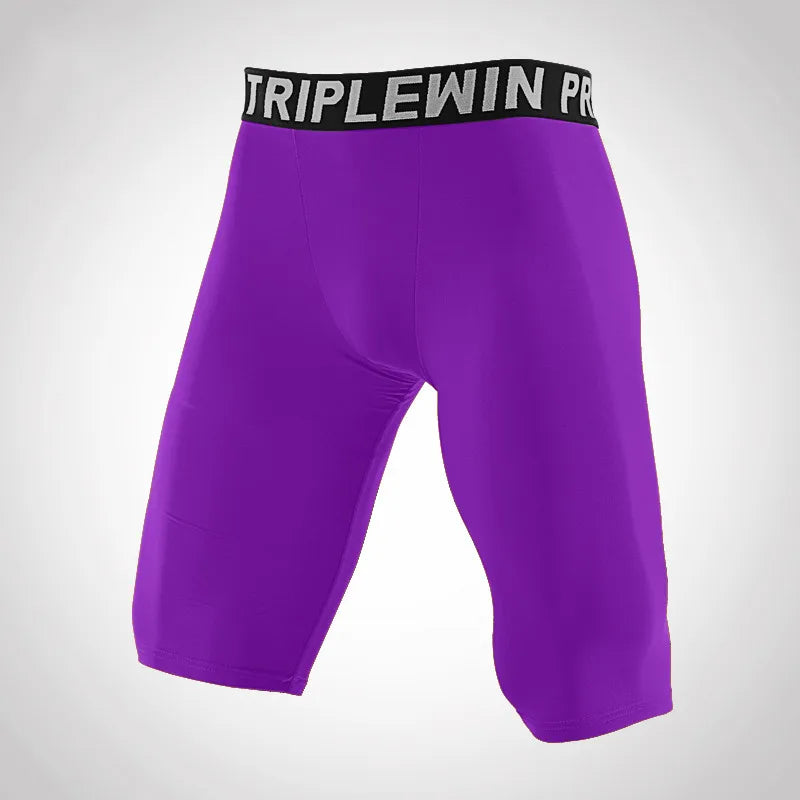 Men's Fitted Training Shorts for Gym and Running