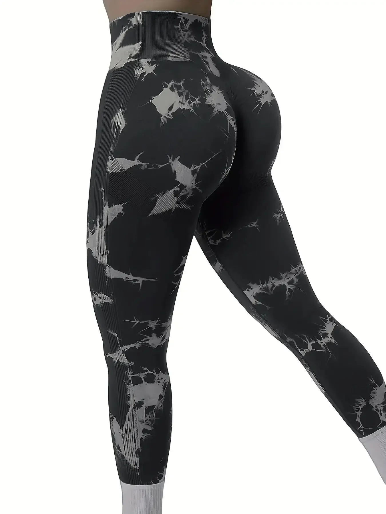 Women's Tie Dye Full Length Leggings For Workout Outfits