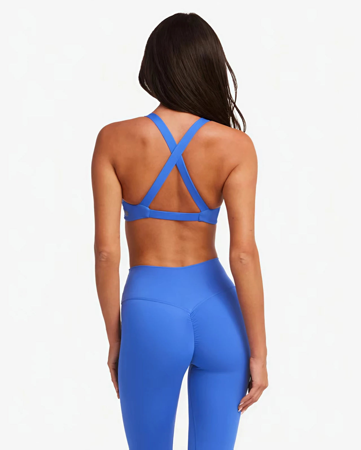 Women's Wide Strap Halter Sports Bra
