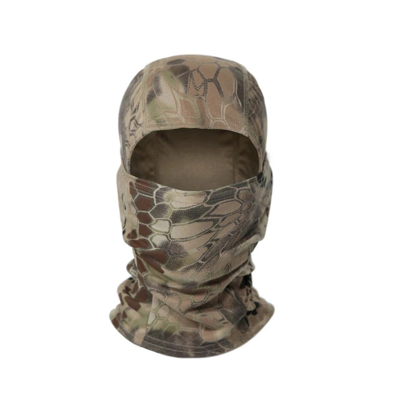 Full Face Balaclava Hood with Solid and Camouflage Options
