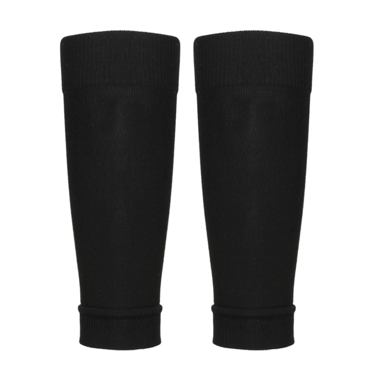 Solid Calf Sleeves with Open End Footless Shape