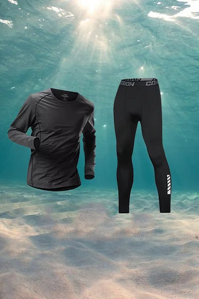 Men's Full Body Swimsuit with Long and Short Sleeve Style Options