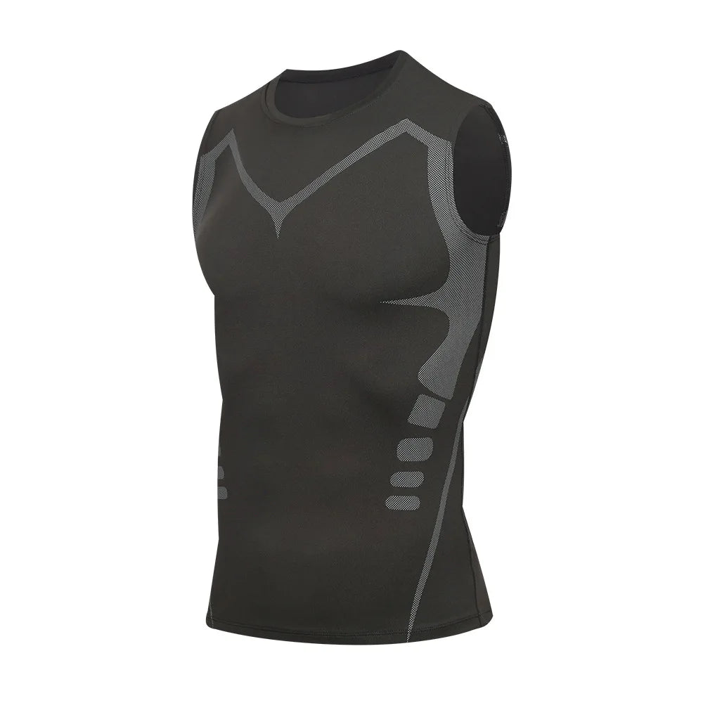 Men's Printed Sleeveless Training Tank Top