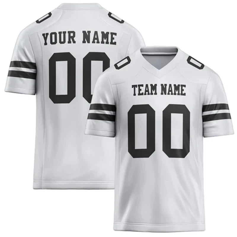 Rugby Graphic Short Sleeve Sports Jersey with Number Print