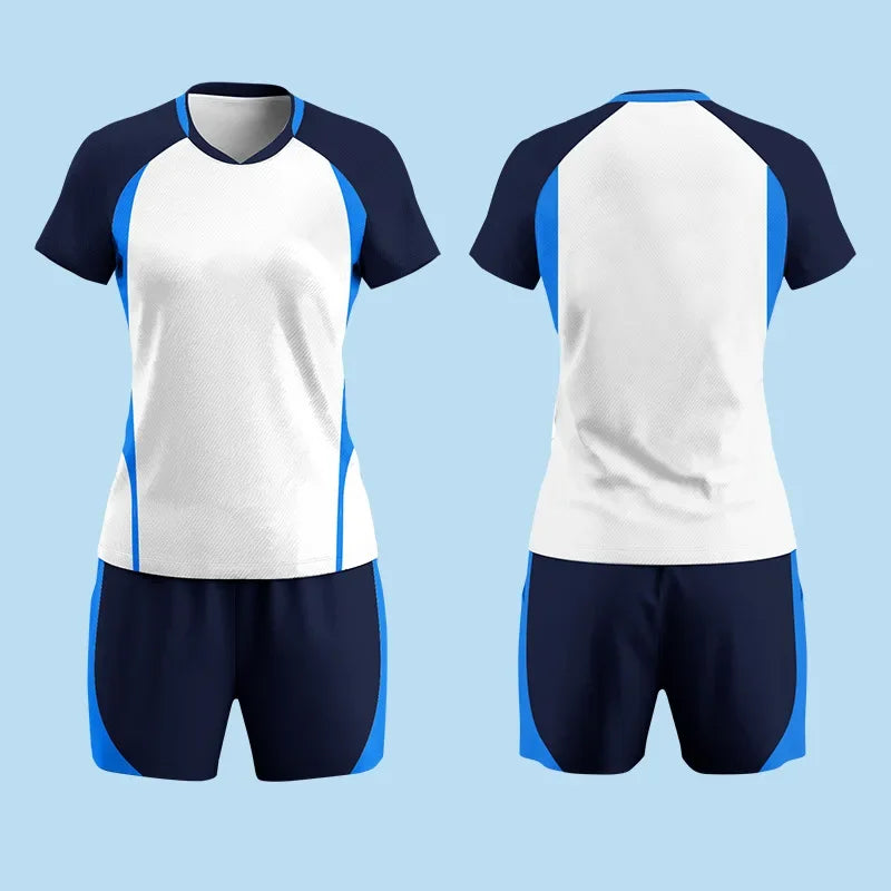 Volleyball Shirt And Shorts Two Piece Sports Clothing Set