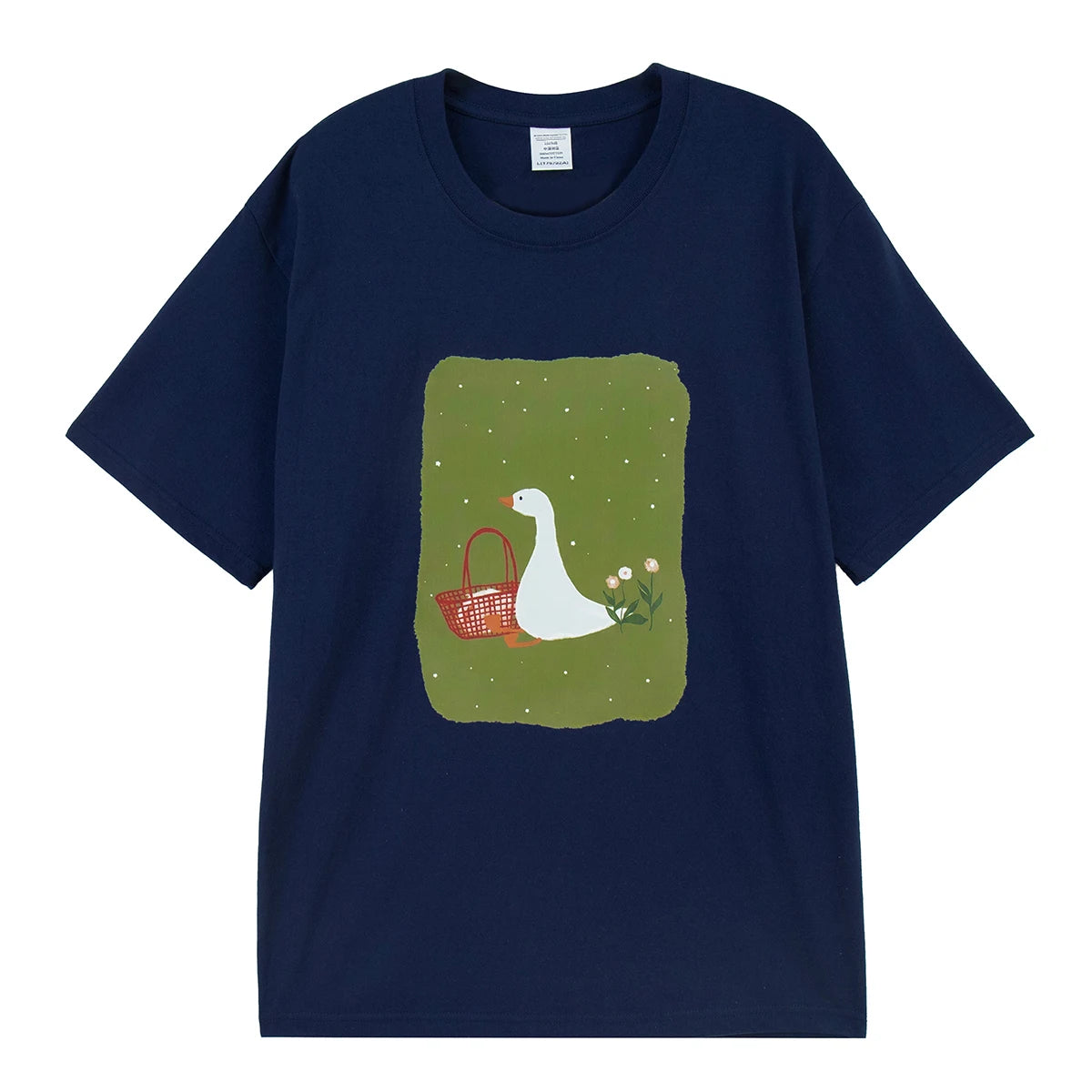 Graphic Crew Neck Short Sleeve Casual Pullover T Shirt