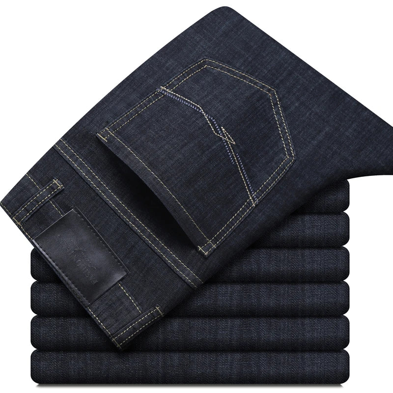 Men's Straight Leg Denim Jeans for Casual Everyday Wear
