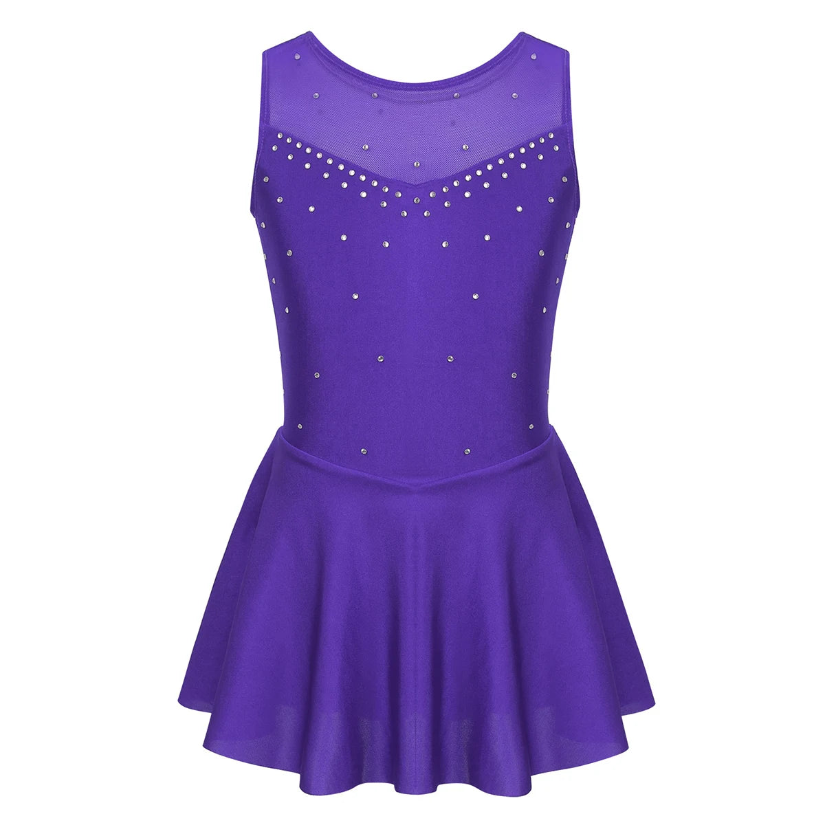 Girls' Lyrical Dance Costume Styles with Rhinestones and Skirted Outfit Options